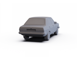 Audi 80 1976 PRE-SUPPORTED 3Dモデル