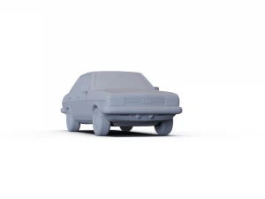Audi 80 1976 PRE-SUPPORTED 3D Model