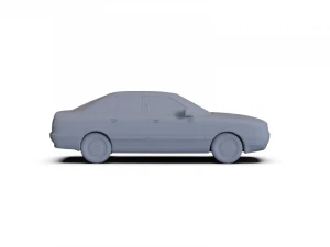 Audi 80 B3 1986 PRE-SUPPORTED 3D Model