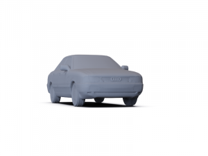 Audi 80 B3 1986 PRE-SUPPORTED 3D मॉडल