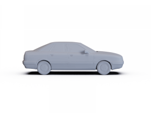 Audi 80 B4 1991 PRE-SUPPORTED 3D Model