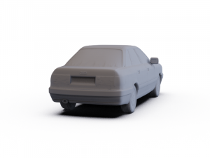 Audi 80 B4 1991 PRE-SUPPORTED 3D Model