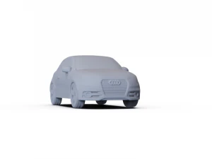 Audi A1 2010 PRE-SUPPORTED 3D Model