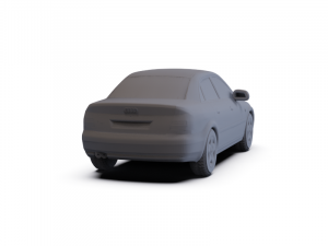 Audi A4 Sedan 1999 PRE-SUPPORTED 3D मॉडल