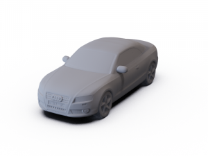 Audi A5 Convertible 2010 PRE-SUPPORTED 3D मॉडल