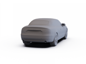 Audi A5 Convertible 2010 PRE-SUPPORTED 3D Model