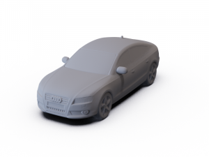 Audi A5 Sportback 2010 PRE-SUPPORTED 3D Model