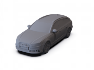Audi A6 Avant 2012 PRE-SUPPORTED 3D 模型
