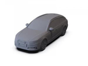 Audi A6 Avant 2012 &Ouml;N DESTEKLİ 3D Model
