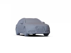 Audi A6 Avant 2012 PRE-SUPPORTED 3D Model