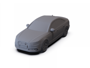 Audi A6 Sedan 2012 PRE-SUPPORTED 3D Model