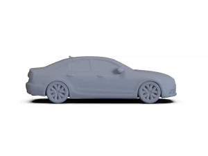 Audi A6 Sedan 2012 PRE-SUPPORTED 3D Model