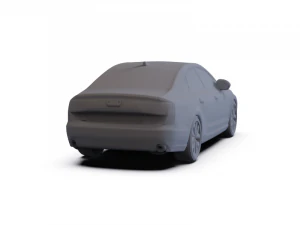 Audi A6 Sedan 2012 PRE-SUPPORTED 3D Model