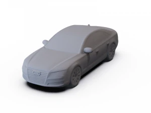 Audi A8 2011 VORUNTERST&Uuml;TZT 3D Modell