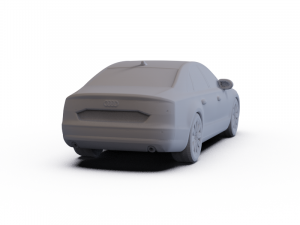 Audi A8 2011 PRE-SUPPORTED 3D Model
