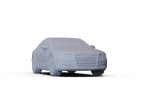 Audi A8 2011 PRE-SUPPORTED 3D Model