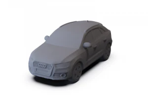 Audi Q3 2011 PRE-SUPPORTED 3D Model