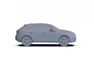 Audi Q3 2011 PRE-SUPPORTED 3D Model