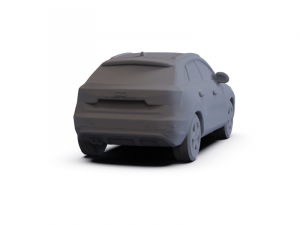Audi Q3 2011 PRE-SUPPORTED 3D-Modell