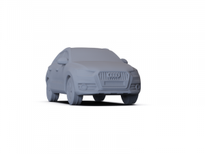 Audi Q3 2011 PRE-SUPPORTED 3D-Modell
