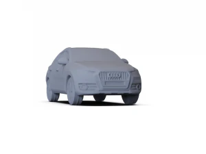 Audi Q3 2011 PRE-SUPPORTED 3D Model
