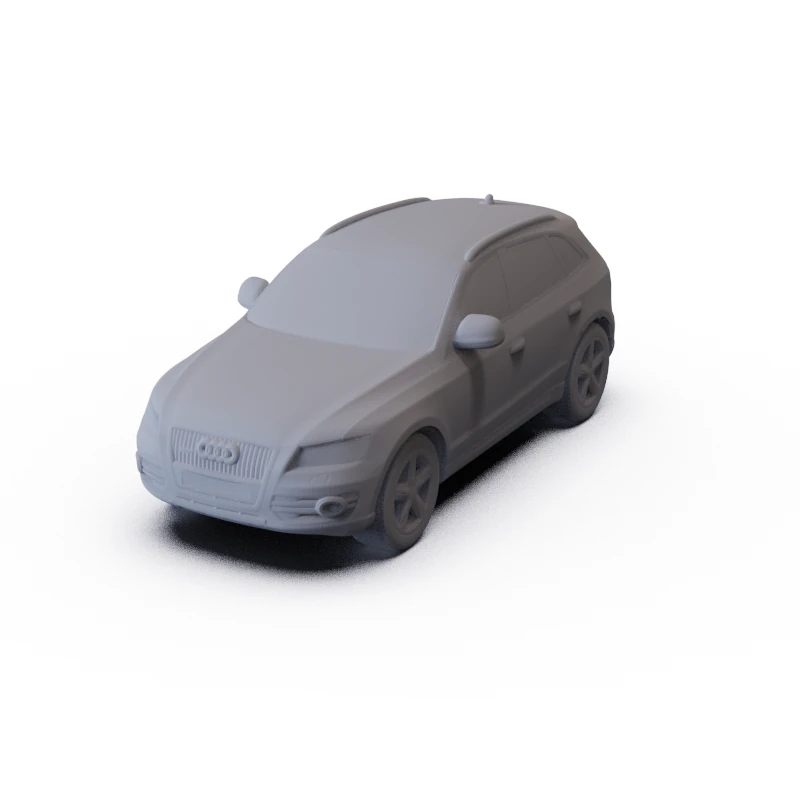 Audi Q5 2008 PRE-SUPPORTED 3D Model .c4d .max .obj .3ds .fbx .stl .blend 