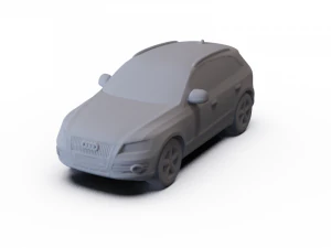 Audi Q5 2008 PRE-SUPPORTED 3D Model