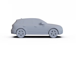 Audi Q5 2008 PRE-SUPPORTED 3D Model