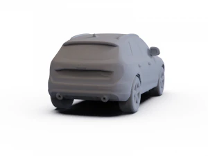 Audi Q5 2008 PRE-SUPPORTED 3D Model