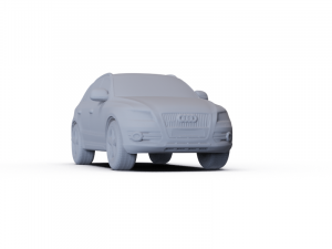 Audi Q5 2008 PRE-SUPPORTED 3D मॉडल