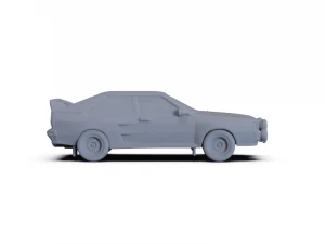 Audi Quattro A2 1981 PRE-SUPPORTED 3D Model