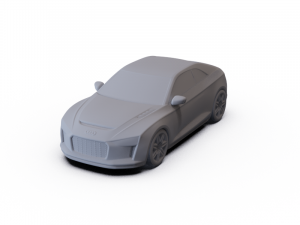 Audi Quattro Concept 2012 PRE-SUPPORTED 3D 模型