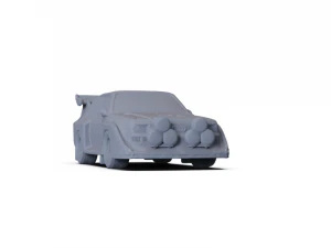 Audi Quattro Sport S1 1985 PRE-SUPPORTED 3D Model