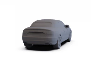 Audi S5 Convertible 2010 PRE-SUPPORTED 3D Model