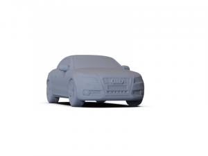Audi S5 Convertible 2010 PRE-SUPPORTED 3D 모델