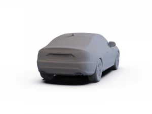 Audi S5 Coupe 2009 PRE-SUPPORTED 3D Model