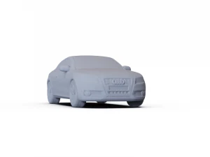 Audi S5 Coupe 2009 PRE-SUPPORTED 3D Model