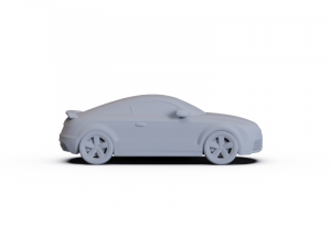Audi TT RS 2010 PRE-SUPPORTED 3D Модель