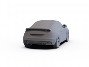 Audi TT RS 2010 PRE-SUPPORTED 3D Модель