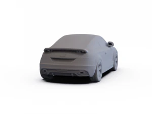 Audi TT RS 2010 PRE-SUPPORTED 3D Model