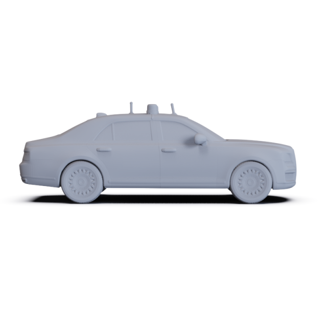 Aurus Senat Guard sedan 2021 3D model - Download Vehicles on