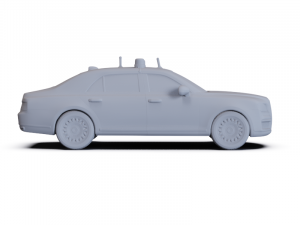 Aurus Senat Sedan Guard 2018 PRE-SUPPORTED 3D Model