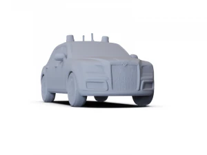 Aurus Senat Sedan Guard 2018 PRE-SUPPORTED 3D Model
