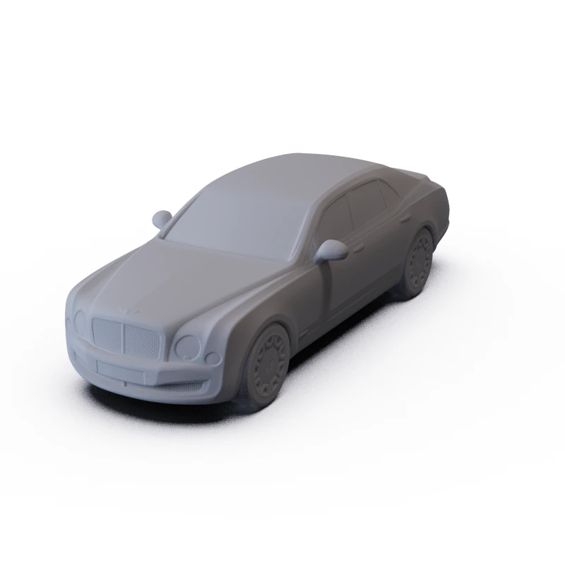 Bentley Mulsanne 2011 PRE-SUPPORTED 3D Model .c4d .max .obj .3ds .fbx .stl .blend 