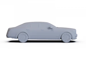 Bentley Mulsanne 2011 PRE-SUPPORTED 3D Model