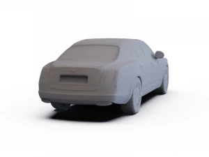 Bentley Mulsanne 2011 PRE-SUPPORTED 3D Model