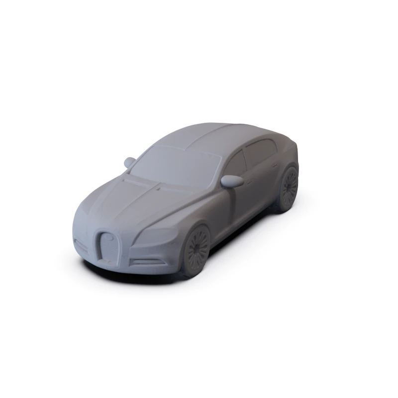 Bugatti Galibier PRE-SUPPORTED 3D Model .c4d .max .obj .3ds .fbx .stl .blend 