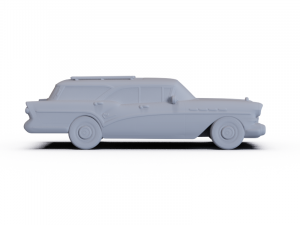 Buick Century Caballero Wagon 1957 PRE-SUPPORTED Model 3D