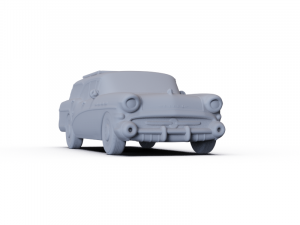 Buick Century Caballero Wagon 1957 PRE-SUPPORTED Model 3D
