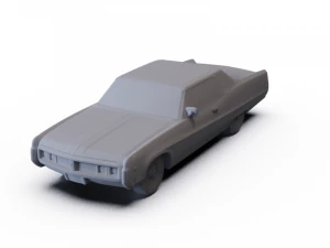 Buick Electra 225 Custom Sport Coupe 1969 PRE-SOPORTADO Modelo 3D